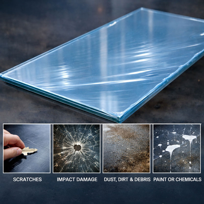 Benefits of Applying Protective Film on Glass Surface