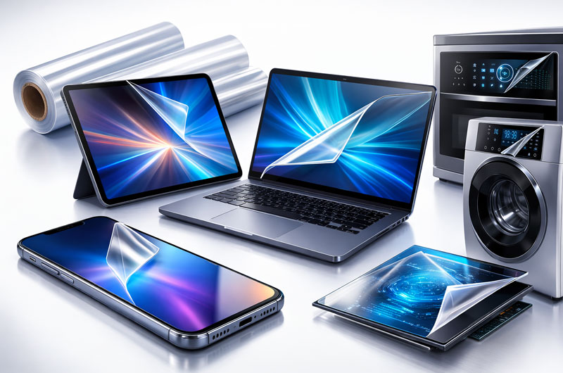 PET Protective Film for Screens and Display Panels Protection