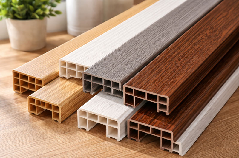 PVC Profile with Textured Surface Finish