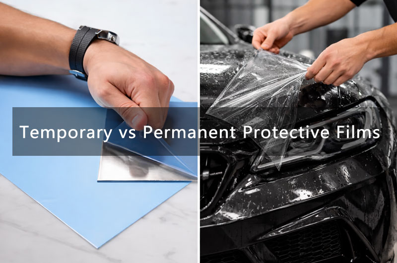 Temporary vs Permanent Protective Films
