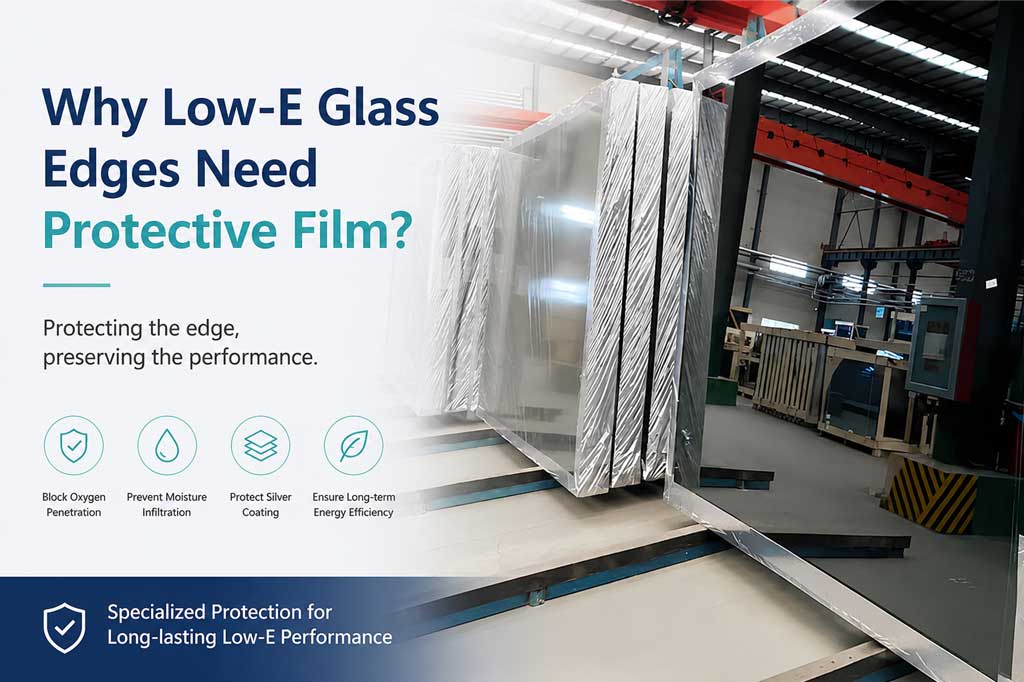 Low-E Glass Edge Protective Film