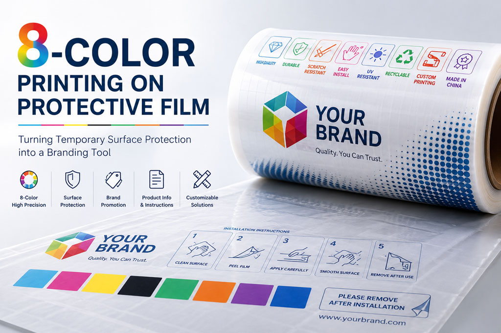 8-Color Printing on Protective Film