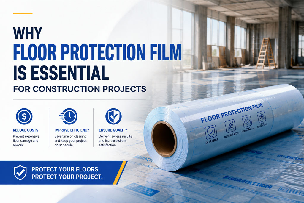 Floor Protection Film for Construction Projects
